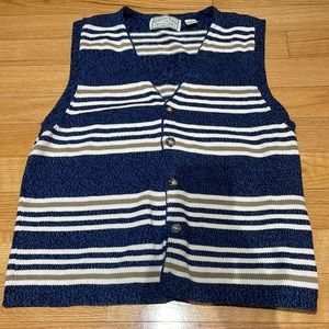 American Eagle Outfitters button-up sweater vest
